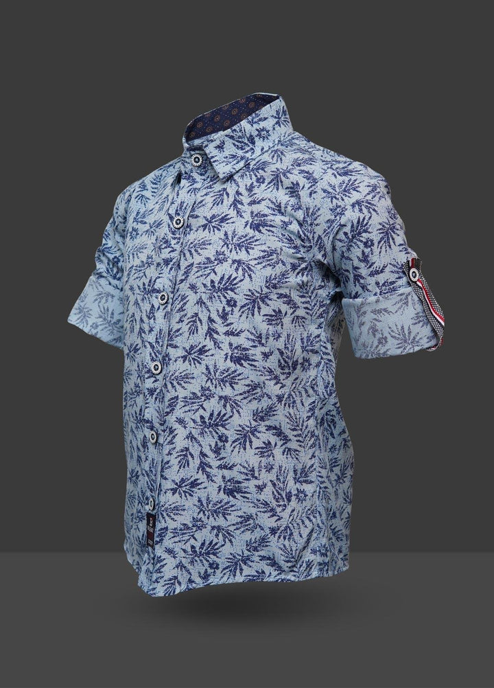 Sanaulla Exclusive Range  Fancy Shirts for Boys -  342756 Sky Blue