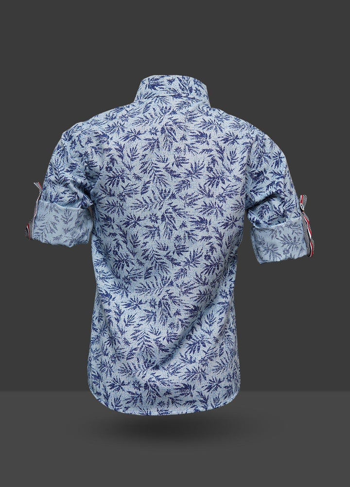 Sanaulla Exclusive Range  Fancy Shirts for Boys -  342756 Sky Blue