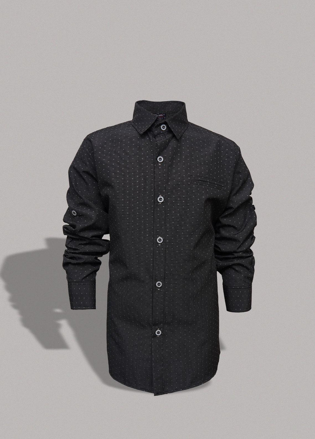 Sanaulla Exclusive Range Shirts for Boys - 342769 Dark Grey