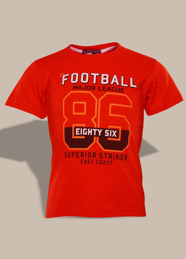 Sanaulla Exclusive Range   T-Shirts for Boys -  350019 Red