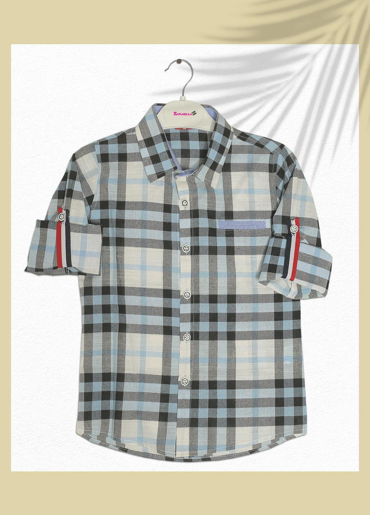 Sanaulla Exclusive Range  Fancy Shirts for Boys -  SU22BS 342765 Multi 3