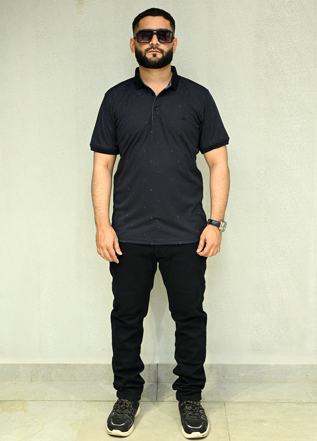 Sanaulla Exclusive Casual Cotton Polo 2010 Navy