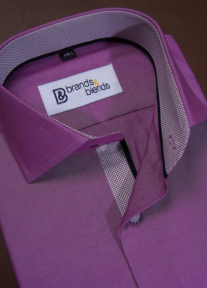 Brands & Blends Cotton Formal Shirts for Mens -  Candy Pink