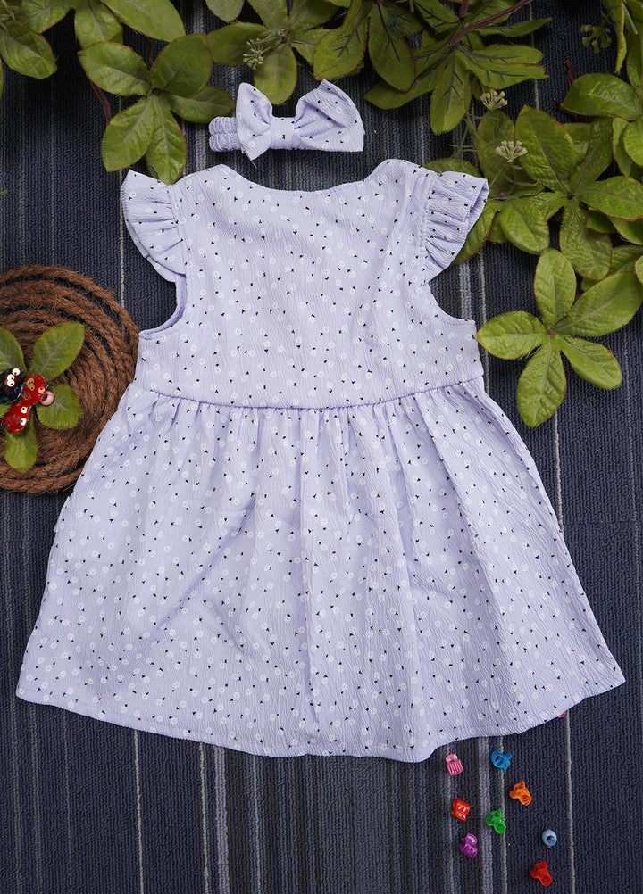 Sanaulla Exclusive Range  Fancy Frocks for Girls -  1060 Purple