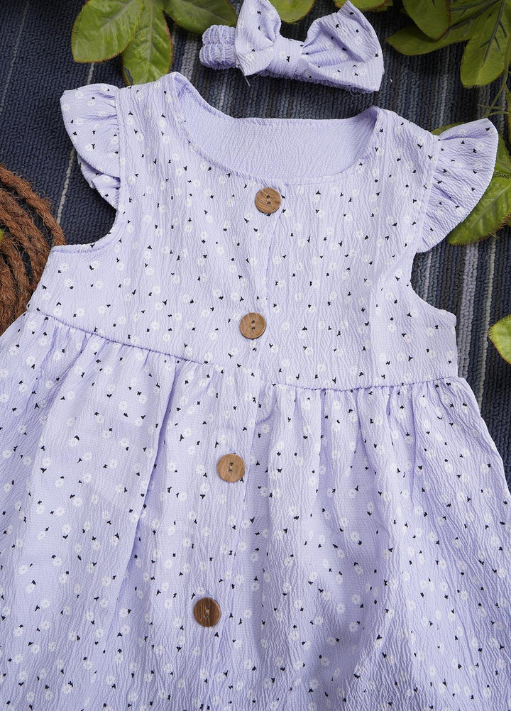 Sanaulla Exclusive Range  Fancy Frocks for Girls -  1060 Purple