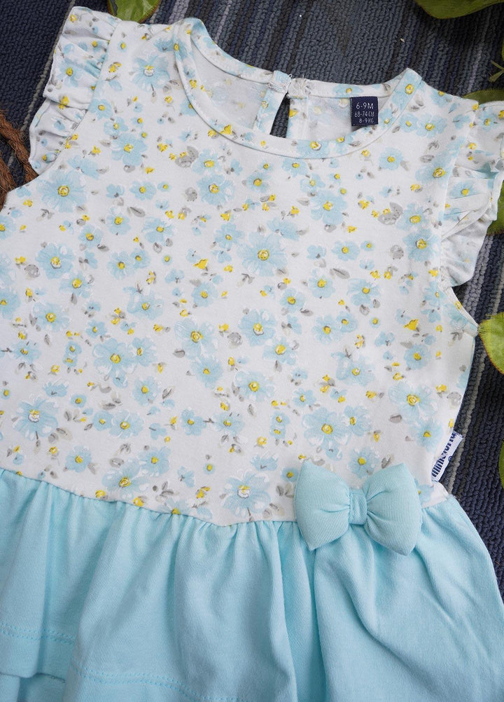 Sanaulla Exclusive Range  Fancy Girls Frocks -  132936 Light Green