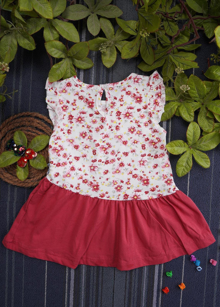 Sanaulla Exclusive Range  Fancy Frocks for Girls -  132936 Rust