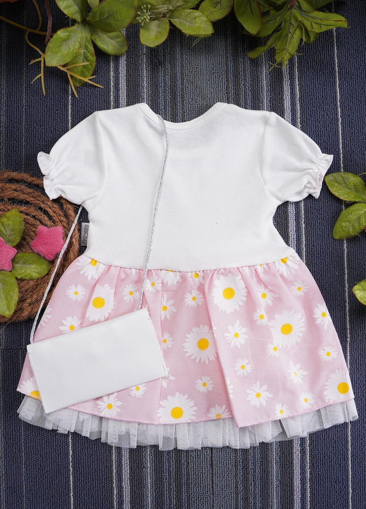 Sanaulla Exclusive Range  Fancy Frocks for Girls -  3015 Pink