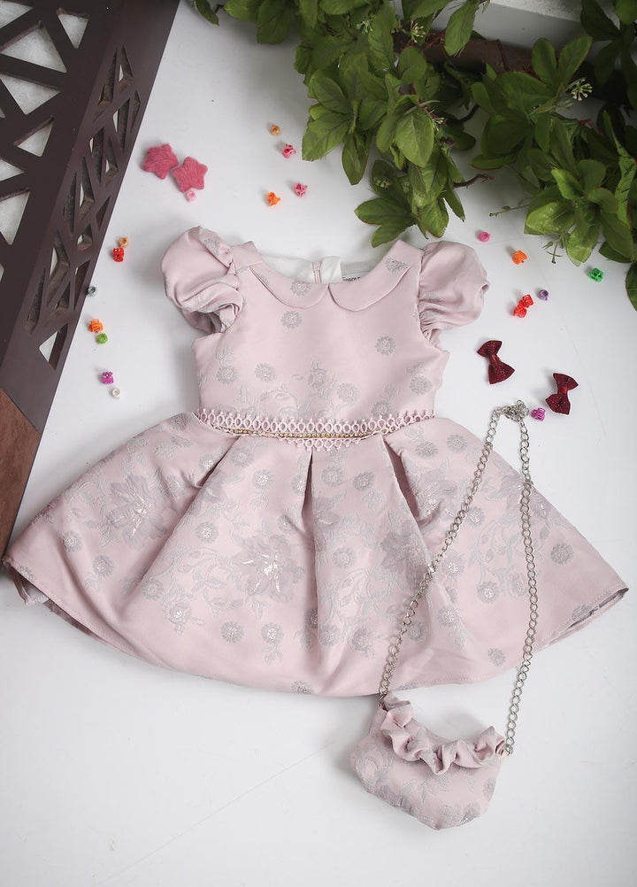 Sanaulla Exclusive Range  Fancy Frocks for Girls -  8156 Purple