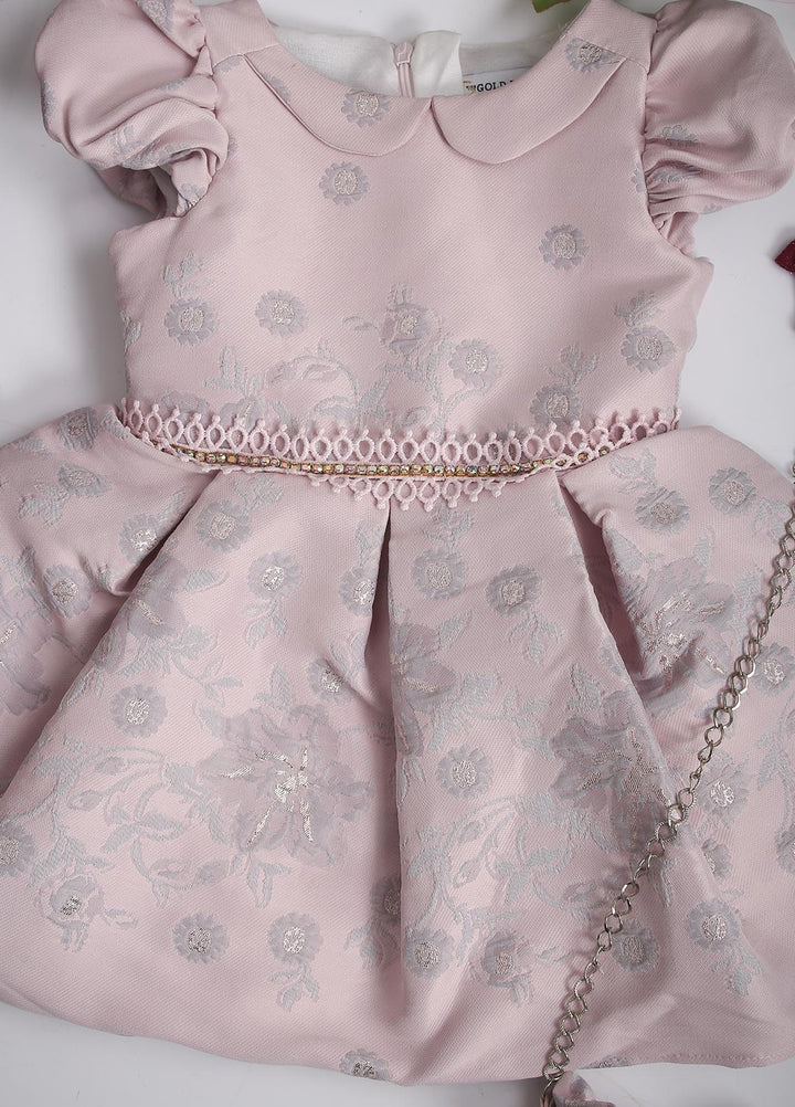 Sanaulla Exclusive Range  Fancy Frocks for Girls -  8156 Purple