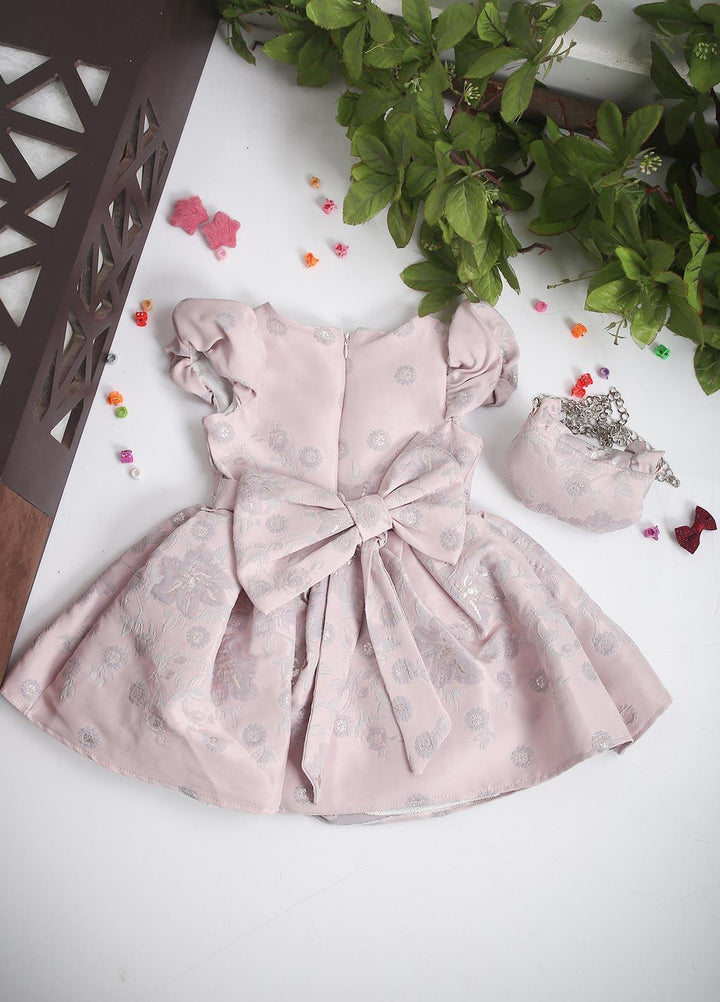 Sanaulla Exclusive Range  Fancy Frocks for Girls -  8156 Purple