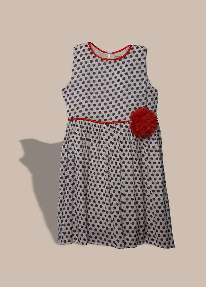 Sanaulla Exclusive Range  Pret Frock for Girls -  100 Fawn