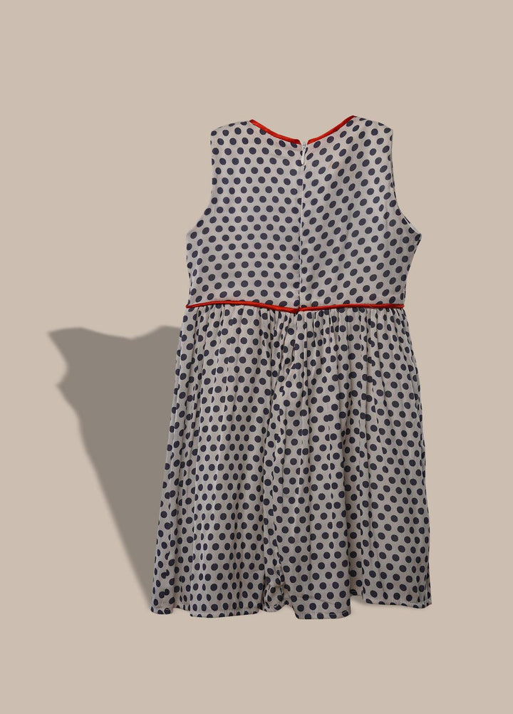 Sanaulla Exclusive Range  Pret Frock for Girls -  100 Fawn