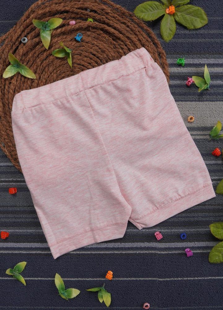 Sanaulla Exclusive Range Cotton Casual Short for Girls -   70530 Light Pink