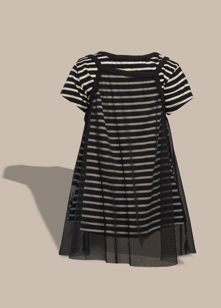 Sanaulla Exclusive Range  Pret T-Shirt for Girls -  20-370 Black