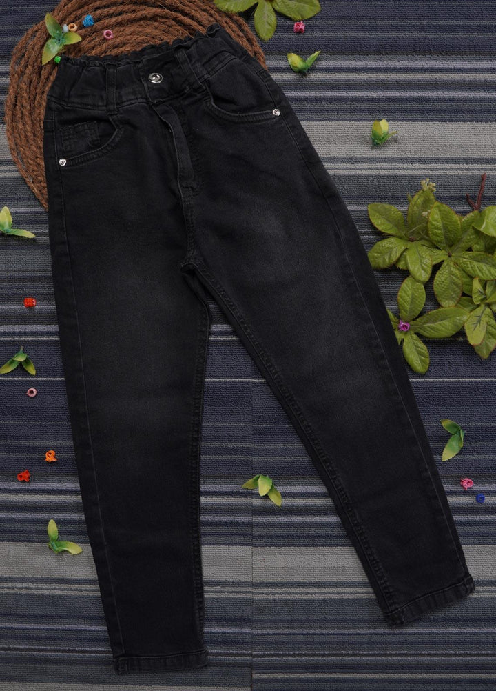 Sanaulla Exclusive Range Denim Casual Jeans for Girls -  0119 Black