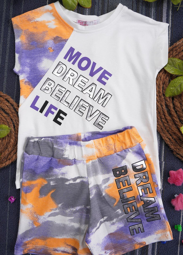 Sanaulla Exclusive Range Cotton Casual Suit for Girls -  131206 Off White