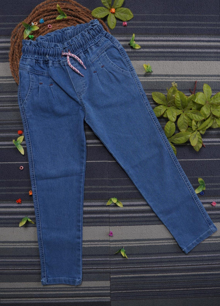 Sanaulla Exclusive Range Denim Casual Jeans for Girls -   20220500 Blue
