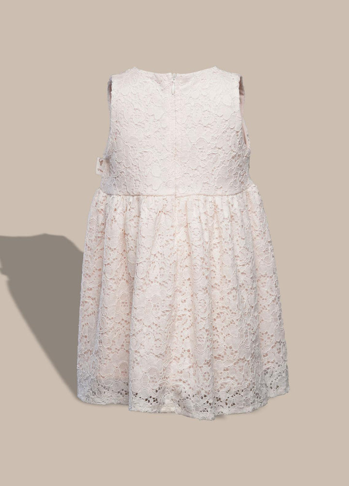 Sanaulla Exclusive Range  Pret Frock for Girls -  229310 Light Pink