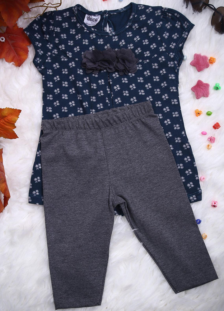 Sanaulla Exclusive Range Cotton Casual Girls 2 Piece -  98059 Green