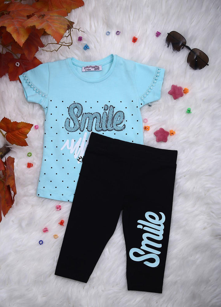 Sanaulla Exclusive Range Cotton Casual 2 Piece for Girls -  D-113185 Light Green