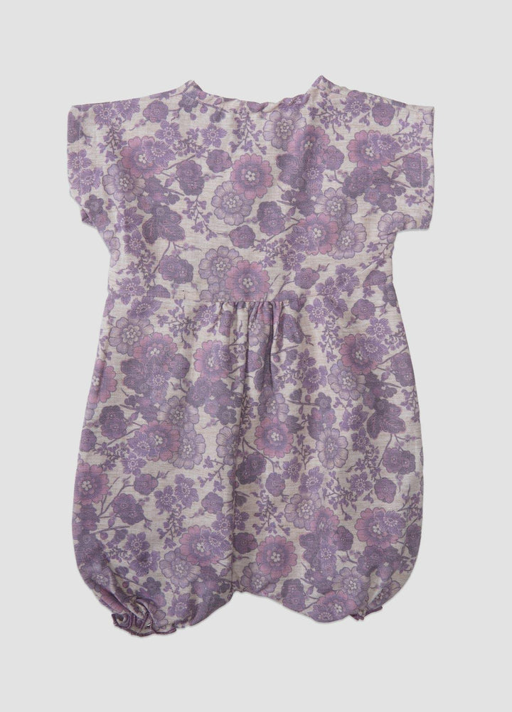 Sanaulla Exclusive Range  Fancy Rompers for Girls -  1866 Purple