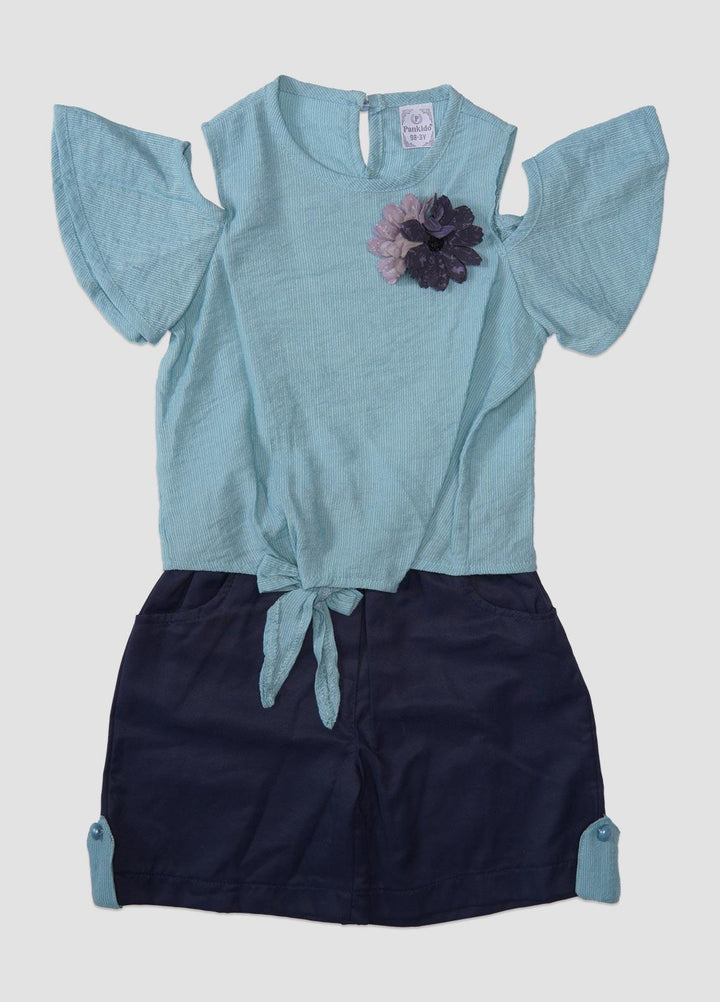 Sanaulla Exclusive Range  Fancy Suit for Girls -  10070 Green