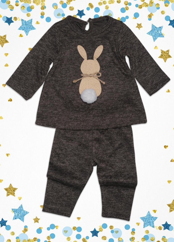 Sanaulla Exclusive Range  Fancy Suit for Girls -  SU22KW  340052 Brown