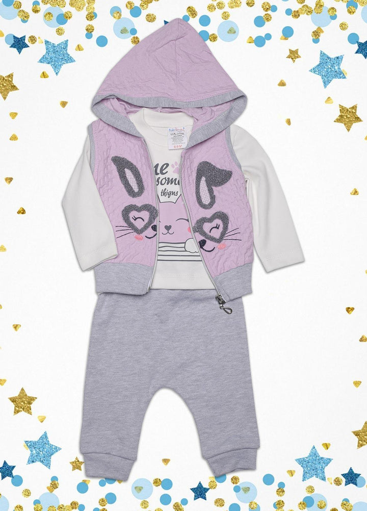 Sanaulla Exclusive Range  Fancy Girls Suit -  SU22KW  342962 purple