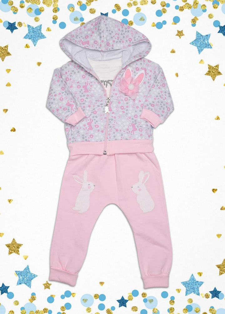 Sanaulla Exclusive Range  Fancy Girls Suit -  SU22KW  339960 Pink