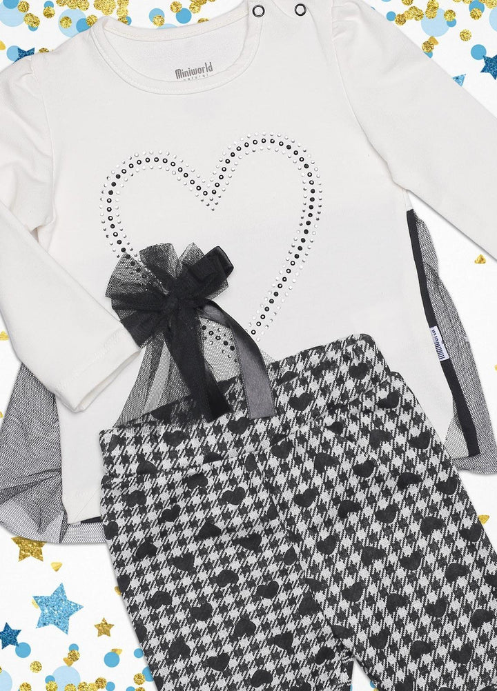 Sanaulla Exclusive Range  Fancy Girls Suit -  SU22KW 339030 White