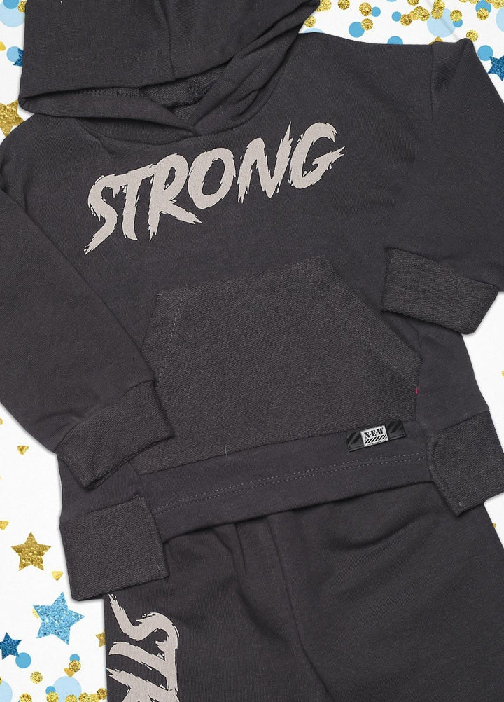 Sanaulla Exclusive Range  Fancy Kids Suit -  SU22KW  342994 D Grey