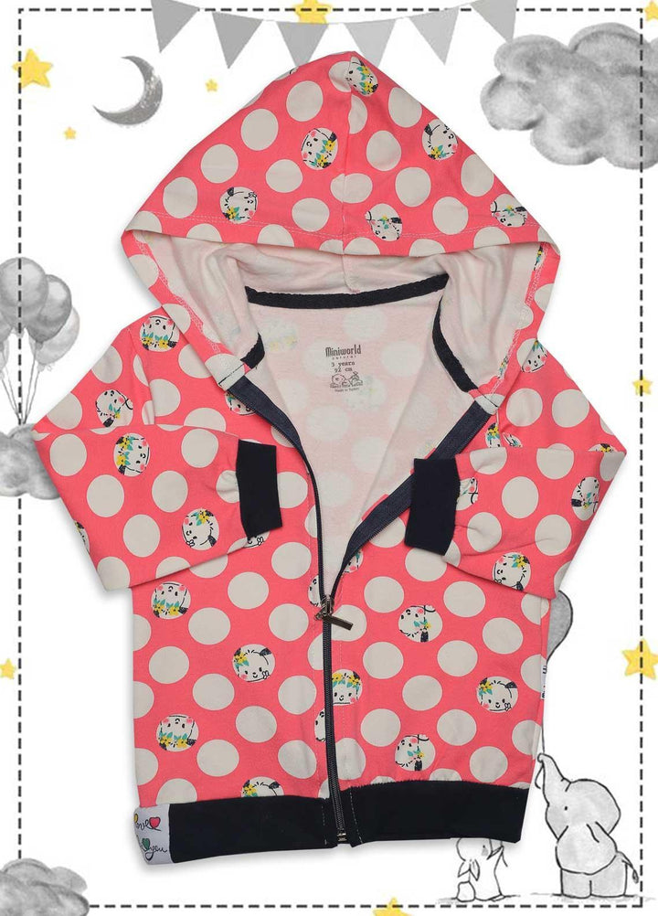 Sanaulla Exclusive Range  Fancy Kids Jacket -  342033 Pink