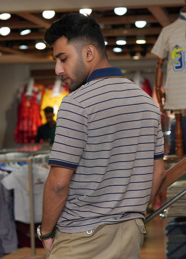 Sanaulla Exclusive Range Polo for Men - D-7210 Light Brown