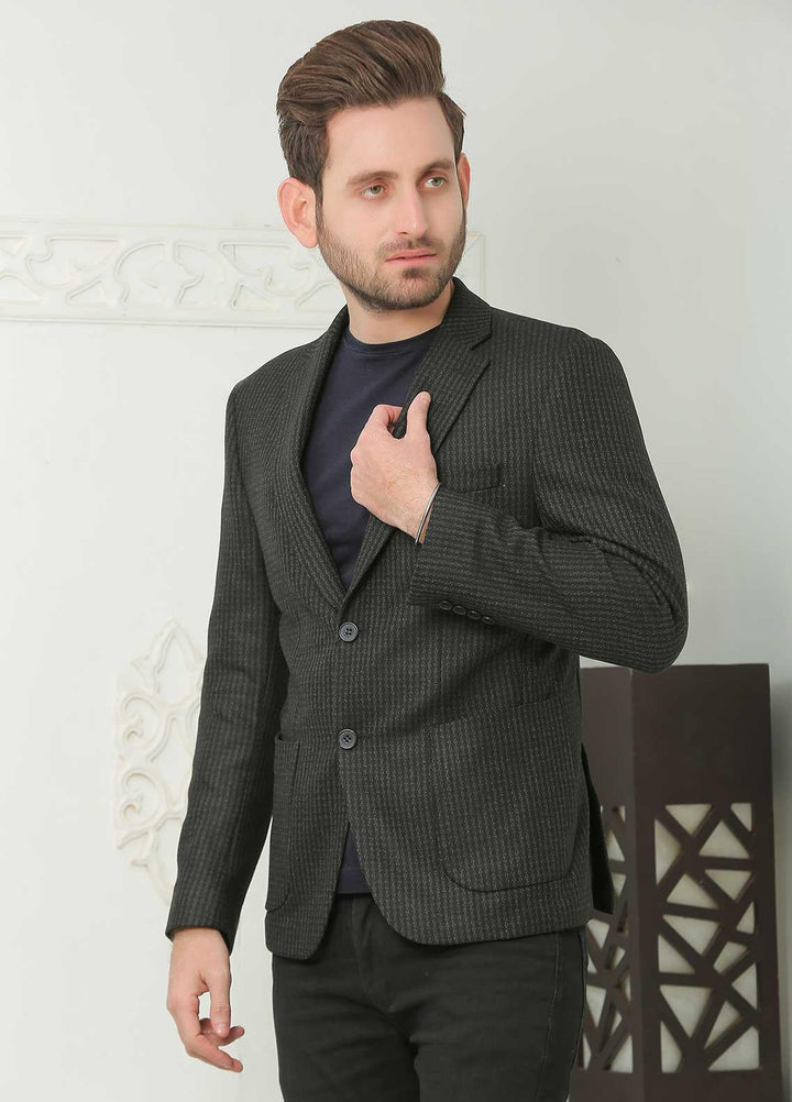 Sanaulla Exclusive Range  Casual Blazers for Men -  SU22MB PV Blazer 424 01 Black