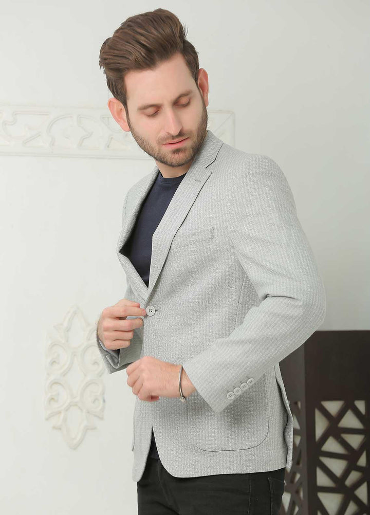 Sanaulla Exclusive Range  Casual Men Blazers -  SU22MB PV Blazer 424 02 White