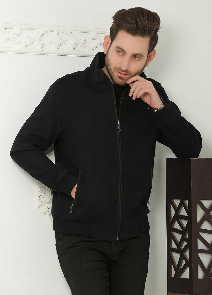 Sanaulla Exclusive Range  Casual Men Jackets -  SU21MJ D-01 Blue