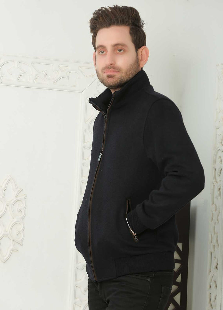 Sanaulla Exclusive Range  Casual Men Jackets -  SU21MJ D-01 Blue