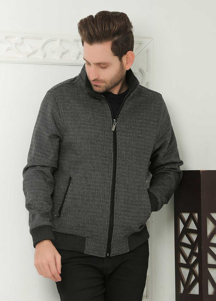 Sanaulla Exclusive Range  Casual Jackets for Men -  SU21MJ D-01 Grey