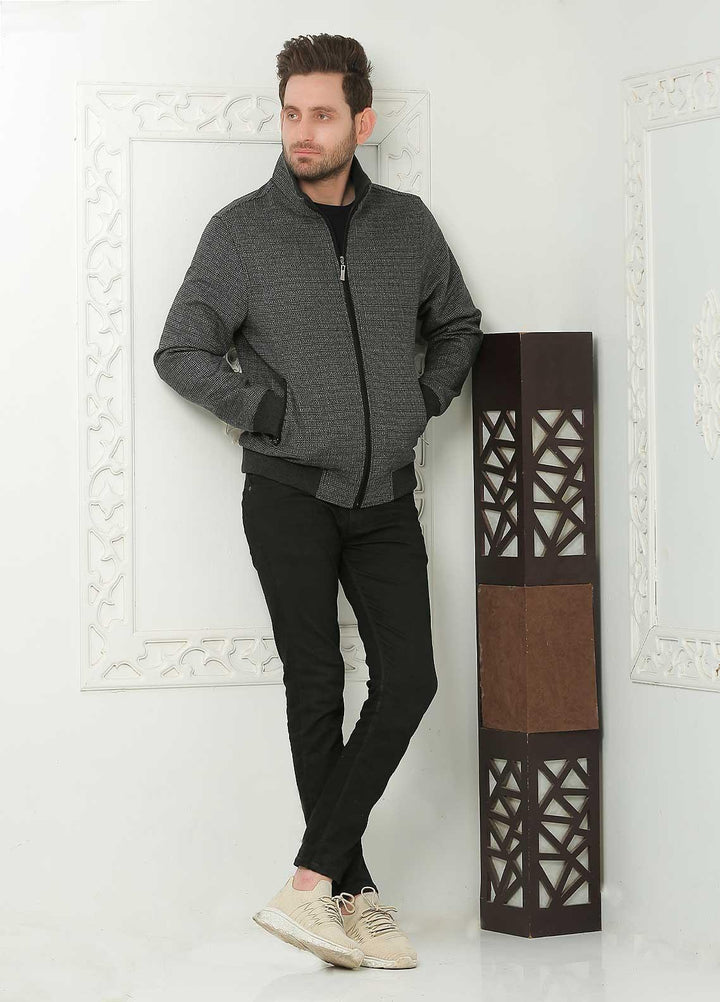 Sanaulla Exclusive Range  Casual Jackets for Men -  SU21MJ D-01 Grey