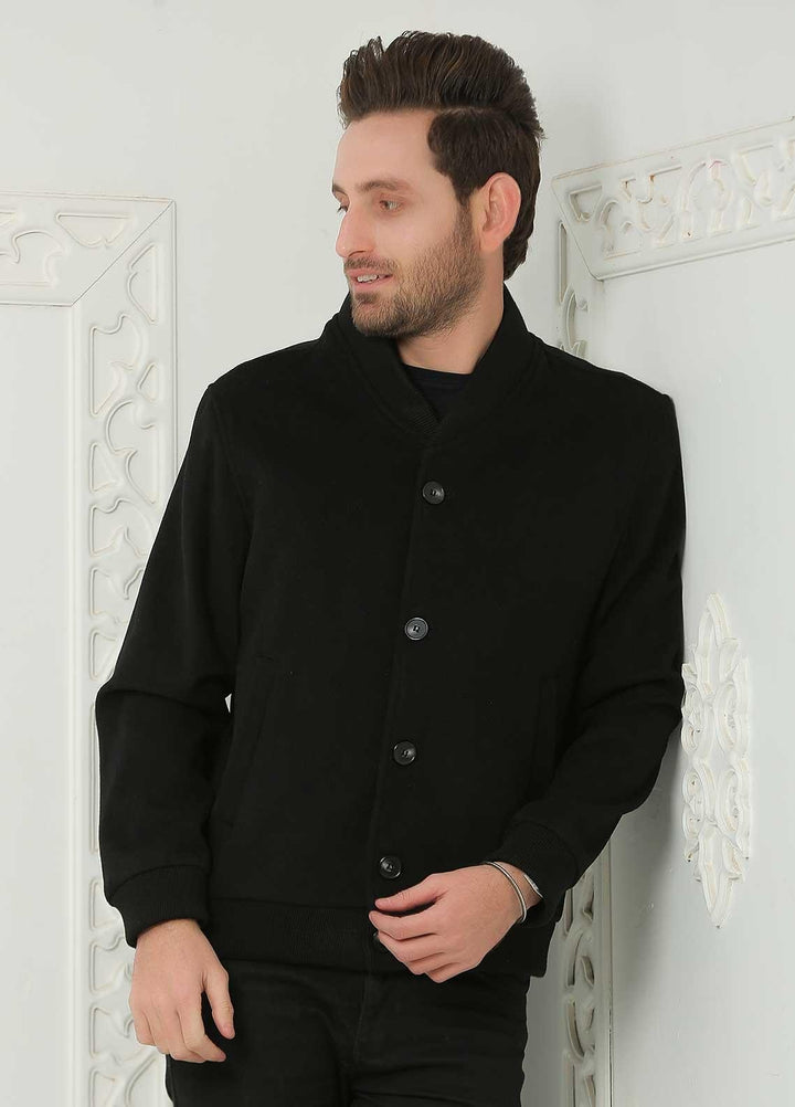 Sanaulla Exclusive Range  Casual Jackets for Men -  SU21MJ D-02 Black