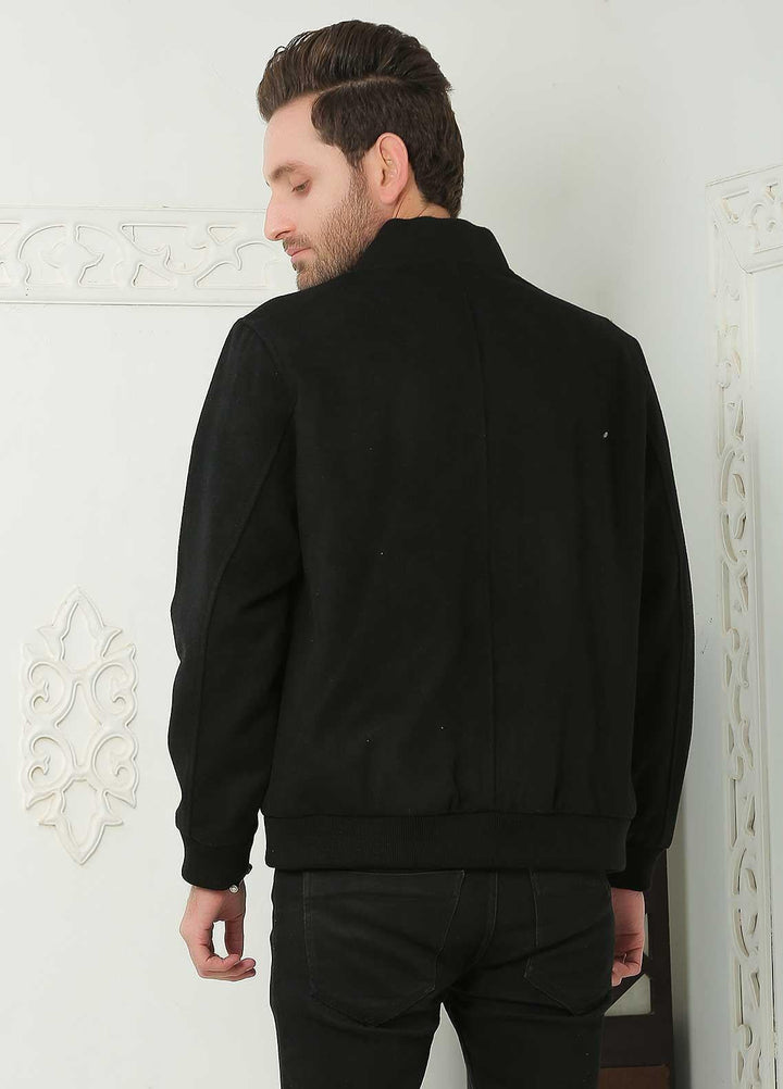 Sanaulla Exclusive Range  Casual Jackets for Men -  SU21MJ D-02 Black