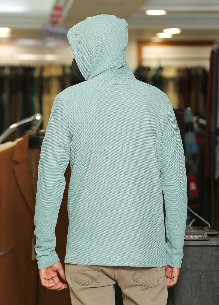 Sanaulla Exclusive Range  Casual Hoodies for Men -  SU22MJ (Hoodie) T Shirt 6705 Light Green