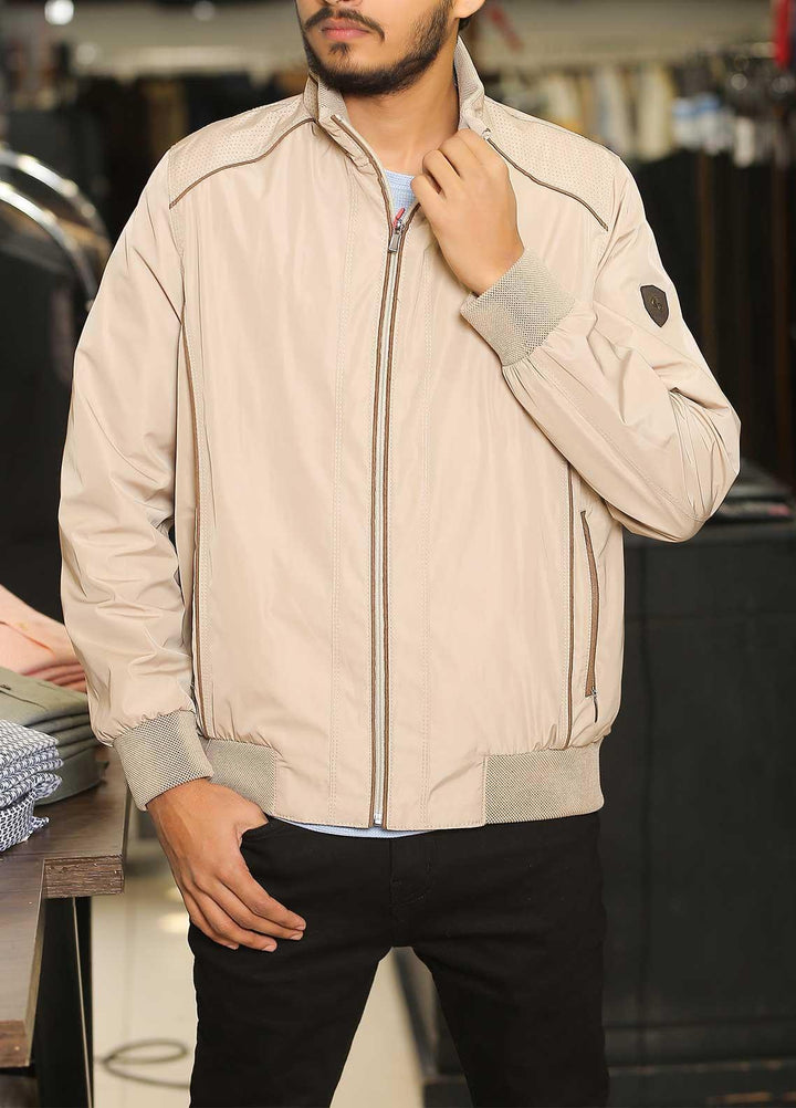 Sanaulla Exclusive Range Parashoot Casual Men Jackets -  SU21MJ Jacket D-4495 Fawn