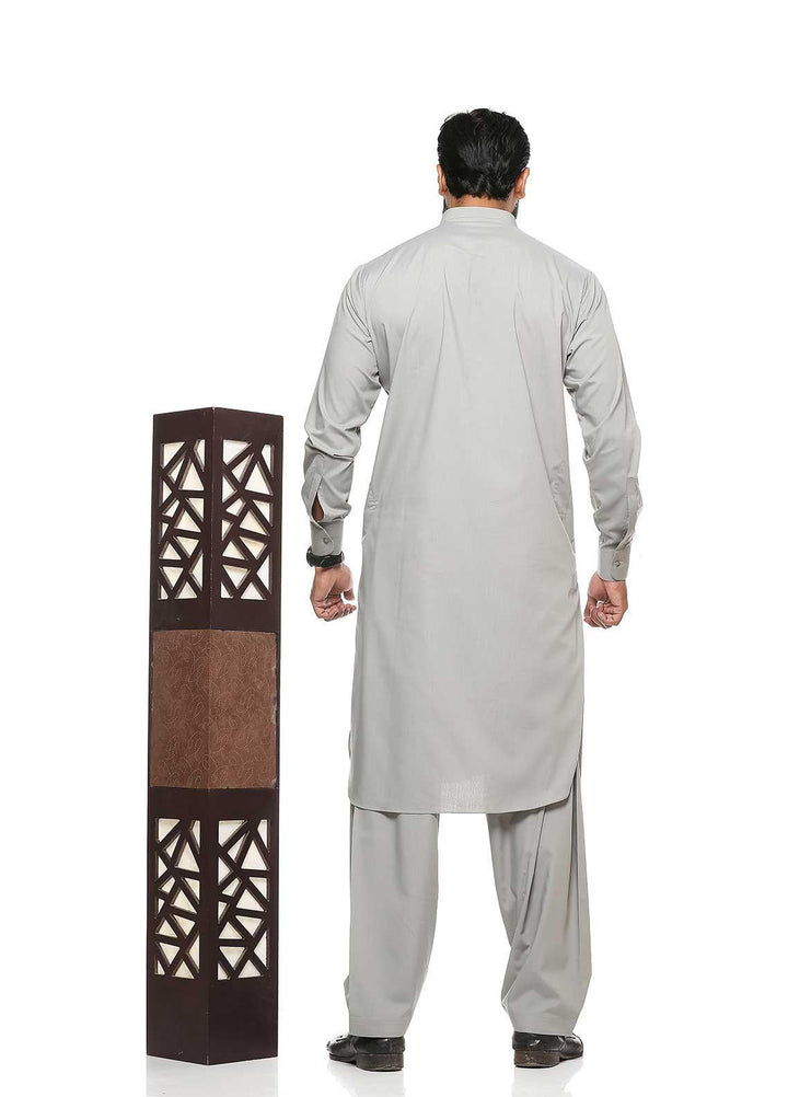 Sanaulla Exclusive Range Wash N Wear Formal Shalwar Kameez for Men -  BC C763 Grey