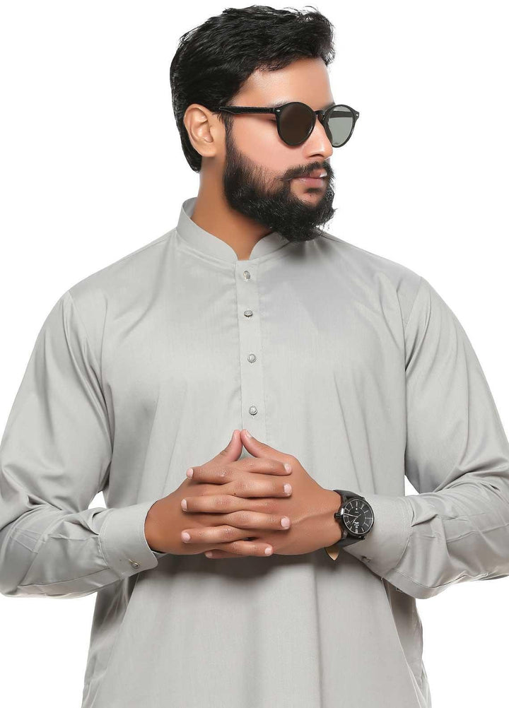 Sanaulla Exclusive Range Wash N Wear Formal Shalwar Kameez for Men -  BC C763 Grey