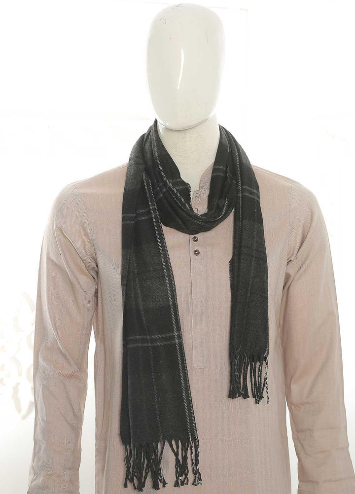 Sanaulla Exclusive Range    Muffler SU21MM Black-D-09 - Mens Mufflers