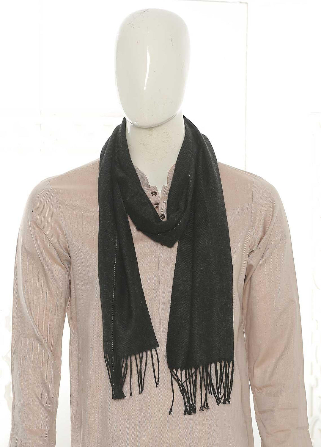 Sanaulla Exclusive Range    Muffler SU21MM Grey-D-02 - Mens Mufflers