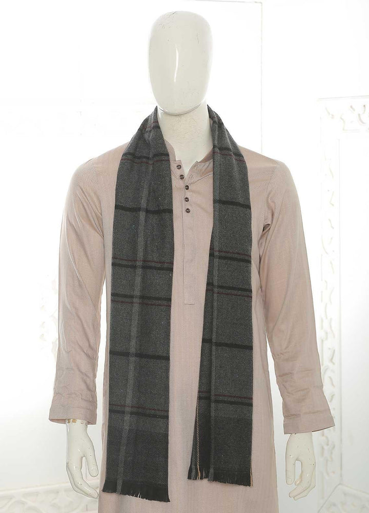 Sanaulla Exclusive Range    Muffler SU21MM Grey-D-11 - Mens Mufflers