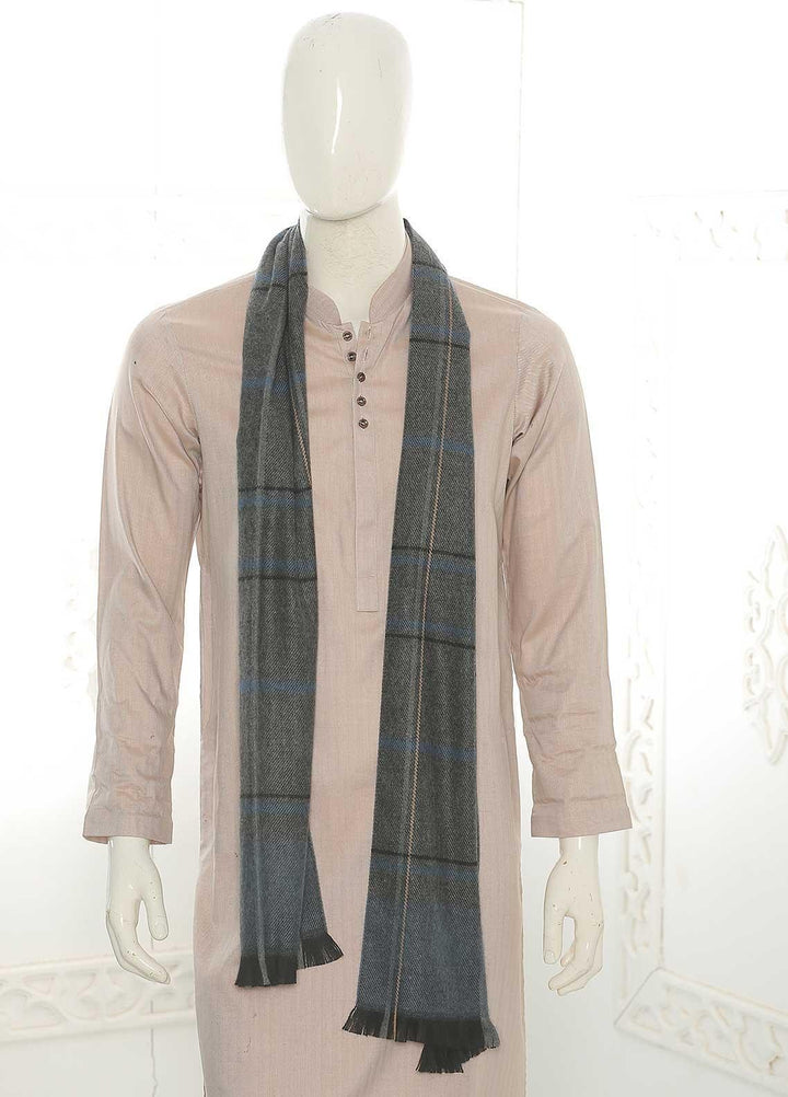 Sanaulla Exclusive Range    Muffler SU21MM Grey-D-12 - Mens Mufflers